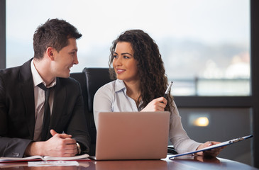 Wall Mural - Business meeting