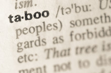 Dictionary Definition Of Word Taboo