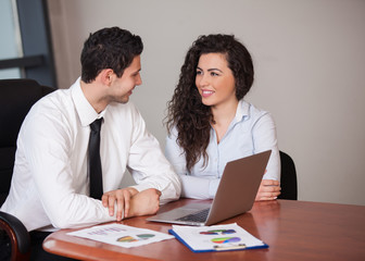 Wall Mural - Business meeting