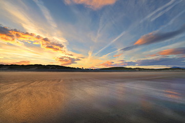 Fotomurali - Irlandia, plaża Brandon Bay w czasie wschodu słońca