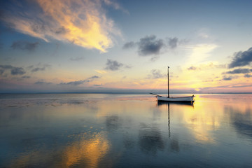 Fototapete - Morze Bałtyckie,  zachód słońca