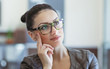 © Alen-D - Beautiful woman with spectacles looking