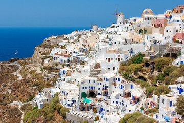 Wall Mural - Oia village. Santorini, Greece