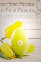 Wall Mural - Composite image of happy easter in different languages