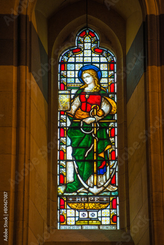 Naklejka na drzwi inside St Mary's Cathedral