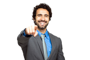 Poster - Smiling man pointing at you