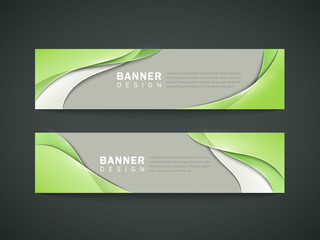 Wall Mural - abstract banner set design