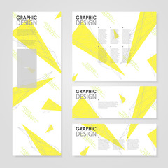 Wall Mural - lovely banner template design