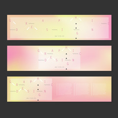 Wall Mural - abstract banner design