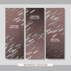 Wall Mural - trendy banner template design