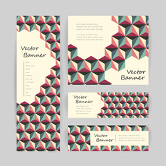 Wall Mural - modern banner template design