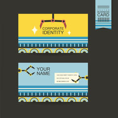 Wall Mural - lovely business card template design