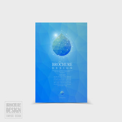 Wall Mural - simplicity brochure template design