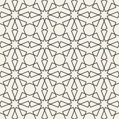 Wall Mural - Abstract seamless geometric islamic wallpaper pattern