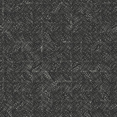 Aufkleber - Dark scribble seamless pattern
