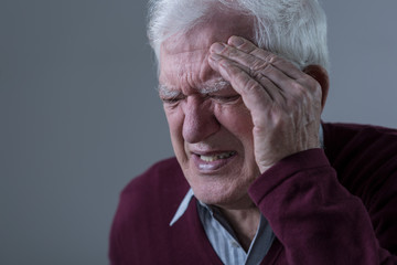 Canvas Print - Elderly man