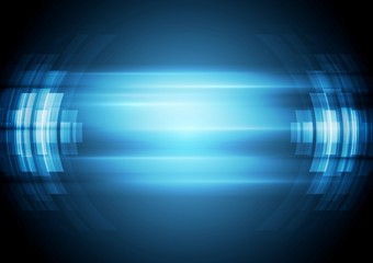 Abstract blue hi-tech background