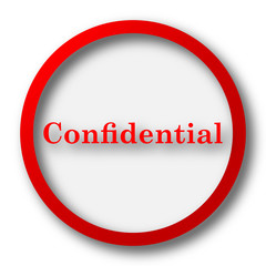 Wall Mural - Confidential icon