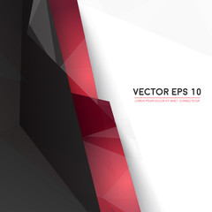 Wall Mural - vector background abstract polygon triangles.