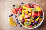Fototapeta  - Fresh fruit salad