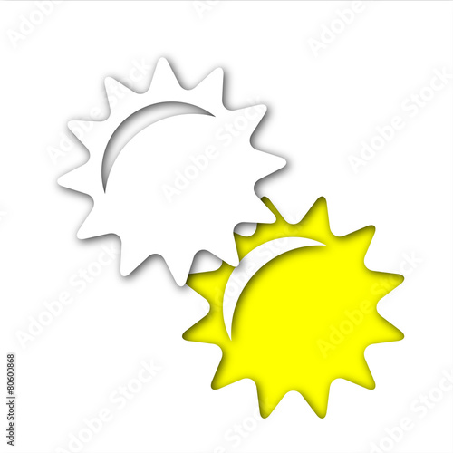 Icono Sol Recortado Buy This Stock Illustration And Explore Similar Illustrations At Adobe Stock Adobe Stock
