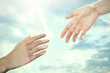 © Africa Studio - Human hands on sky background