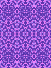 Wall Mural - abstract geometric violet pink seamless pattern.