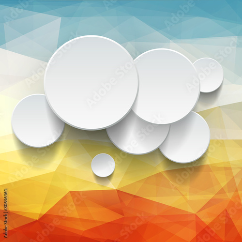 Background with Infographic design