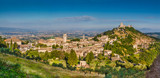 Fototapeta Nowy Jork - Historic town of Assisi in morning light, Umbria, Italy