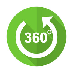 Poster - panorama green flat icon