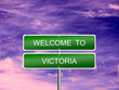 Victoria State Australia Sign