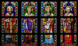 Latin Saints - Stained Glass Window in Den Bosch Cathedral, Nort
