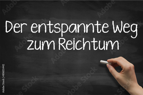 Der Entspannte Weg Zum Reichtum 3003 Buy This Stock Photo - 