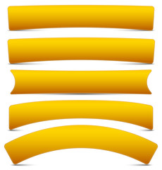 Aufkleber - Plaques, empty billboards, banner or button shapes. vector.