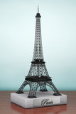 Fototapeta Boho - Old Style Photo. Eiffel tower statue