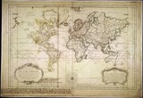 Fototapeta Mapy - Vintage World map