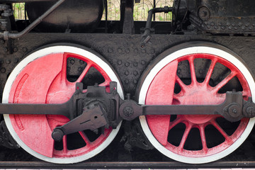 steam locomotive wheels