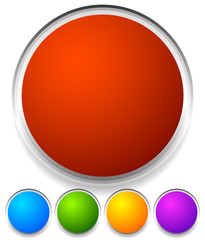 Aufkleber - Blank Colorful Circles