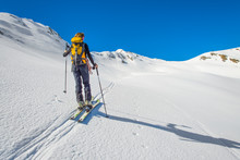 Girl Makes Ski Mountaineering, Randonnee Ski Trails