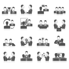 Canvas Print - Partnership Icons Set