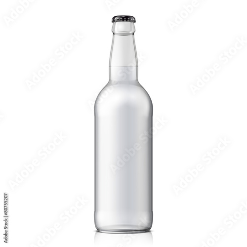 Fotografia Mock Up Glass Beer Clean Bottle