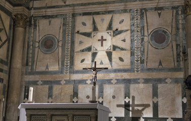 Wall Mural - Interior of the Cathedral Santa Maria del Fiore in Florence