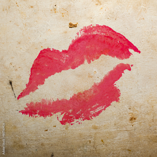 Nowoczesny obraz na płótnie beautiful color lips