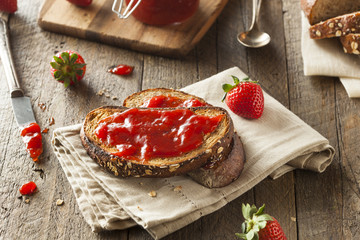 Poster - Homemade Strawberry Jelly on Toast