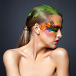 © Serg Zastavkin - Woman with false feather eyelashes makeup
