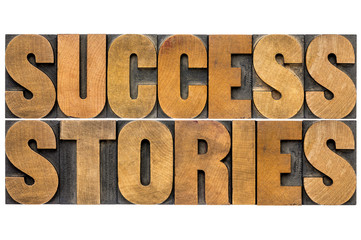 success stories typography