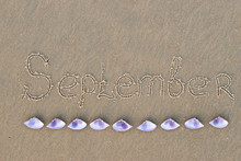Calendar On Sand.