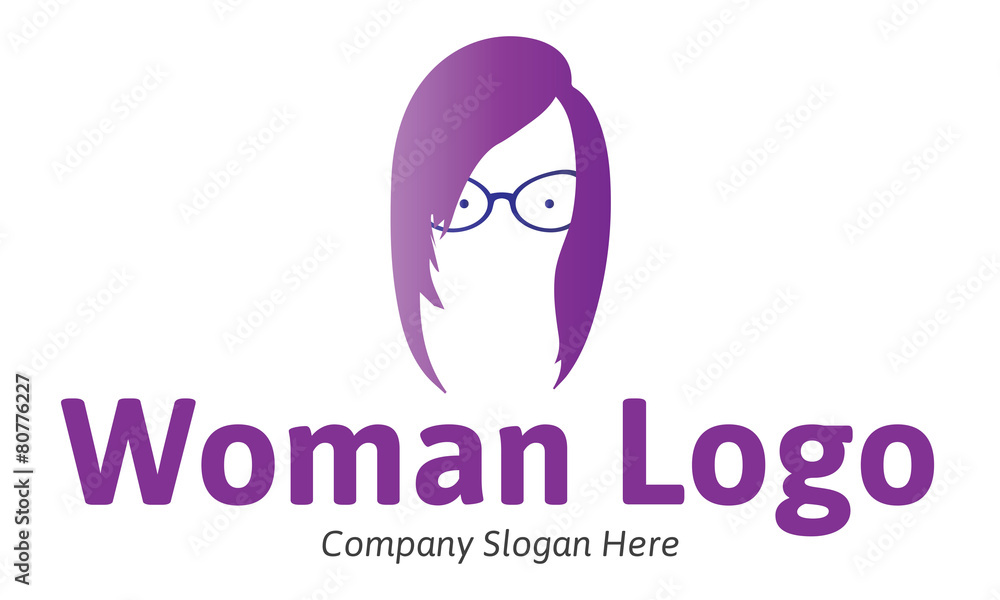 Woman Logo - obrazy, fototapety, plakaty 