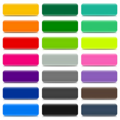 Wall Mural - Set of 21 long rectangular buttons