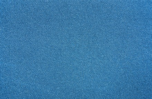 Texture Of A Blue Woven Synthetic Waterproof Fabric